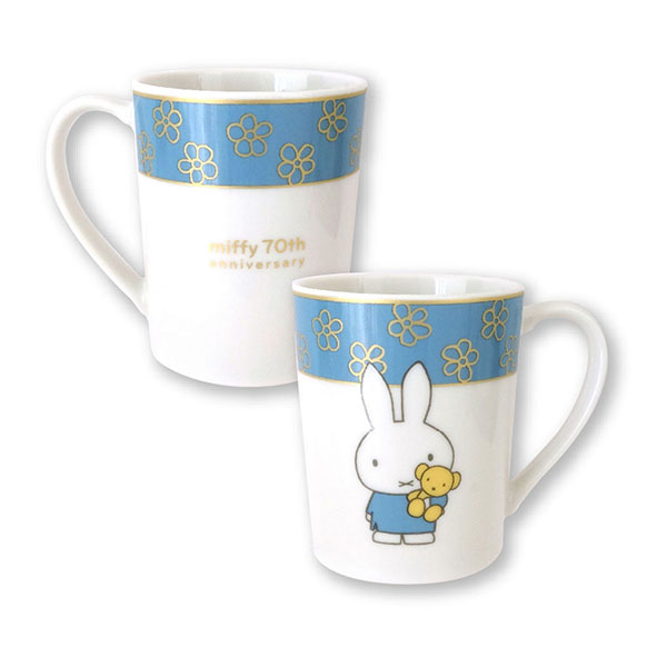2点セット激レア 海外限定 ミッフィー マグカップ ボウル 小鉢 ブルー 魔女 Miffy（ミッフィー） ミッフィー「ミッフィー70th／記念マグカップ