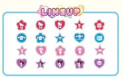 sanrio（サンリオ） 【7月上旬販売予定】「おはじきシール きらきらし