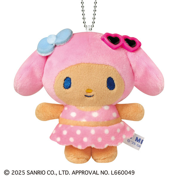 [激レア・未開封品] マイメロディー　マスコットホルダー パーラー マイメロディ ギャルクマシリーズ・資生堂パーラーコラボ缶。*+