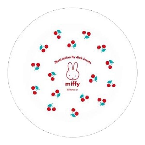 Miffy（ミッフィー） ミッフィー「レトロチェリー／ガラスプレート