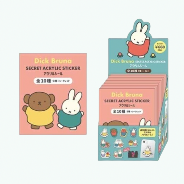 3月販売予定】ミッフィー Dick Bruna シークレット アクリルシール