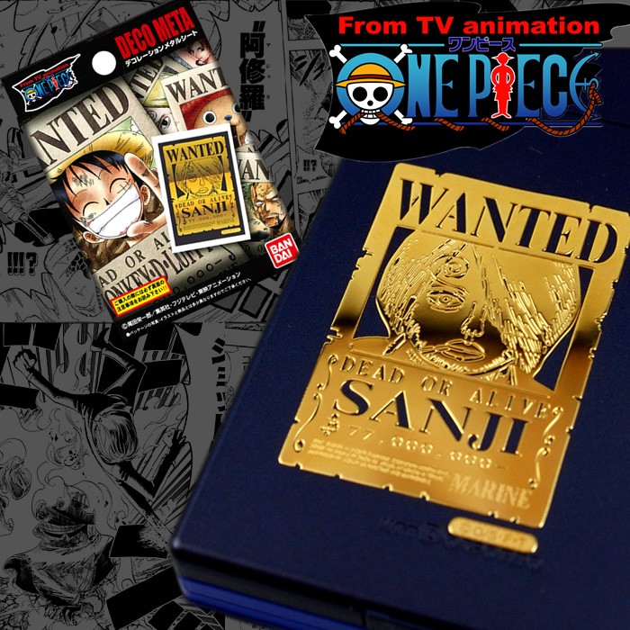 BANDAI（バンダイ） デコレーションメタルシート「ワンピース(サンジ