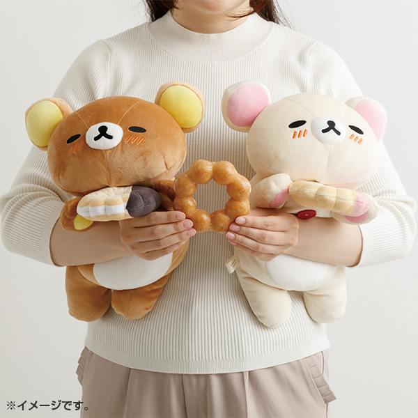 ✨リラックマ ミスドコラボ ドーナツまくまくクッション✨ San-X 【海外販売NG】San-X リラックマ「リラックマ×ミスター