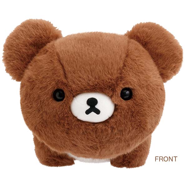 NEW くまきゅんDays♪　ふわっふわっぬいぐるみ　チャイロイコグマ　Mサイズ San-X リラックマ「チャイロイコグマのくまきゅんDays／ぬいぐるみ(M