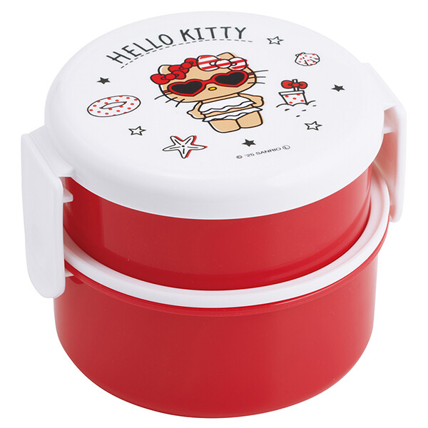 sanrio（サンリオ） ハローキティ「Summer Days／丸型ランチボックス2