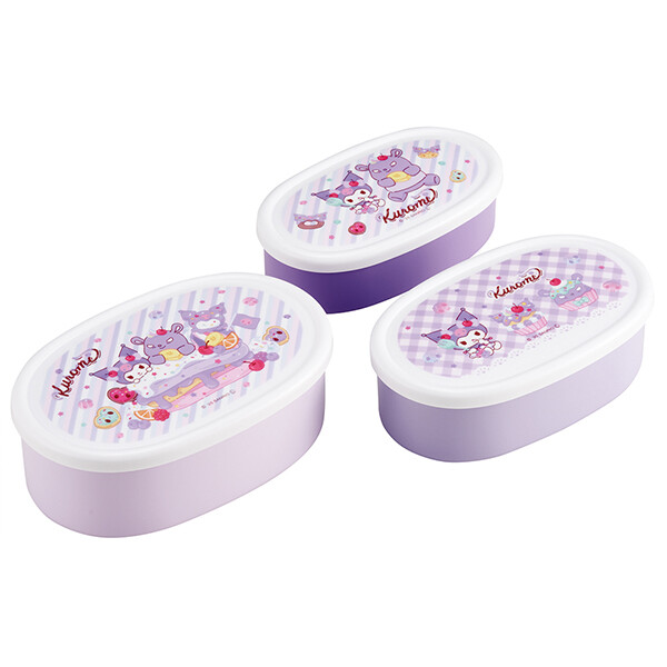 sanrio（サンリオ） クロミ「Fancy Snacks Sweets／シール容器 3P