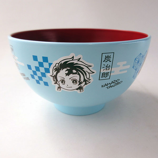 鬼滅の刃「フェイス塗汁椀(M)(ブルー)」 : 金箔屋本舗Gold-shop - 通販