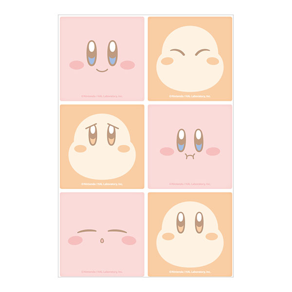 星のカービィ「デコレーションタイルステッカー(フェイス)」 : 金箔屋