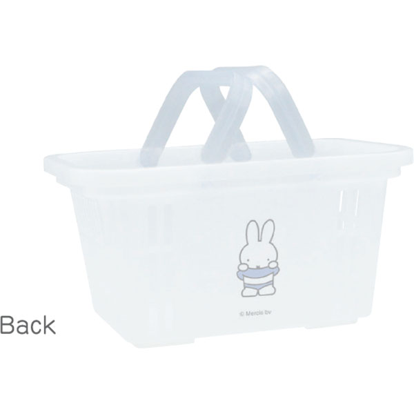 Miffy（ミッフィー） ミッフィー「クリアミニバスケット(ホワイト