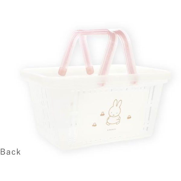 Miffy（ミッフィー） ミッフィー「クリアバスケット(ピンク)」 : 金箔