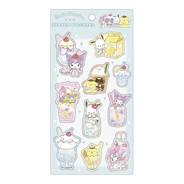 6月販売予定】サンリオキャラクターズ「シェイカーステッカーズ
