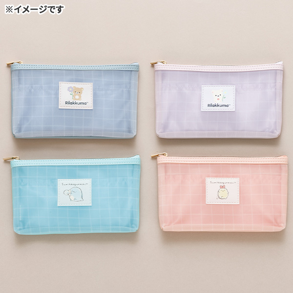 San-X すみっコぐらし「縫製品／メッシュペンポーチ(とかげ)(PT19603
