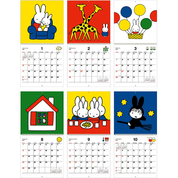 Miffy（ミッフィー） ミッフィー「2027 CALENDER Dick Bruna／ウォール