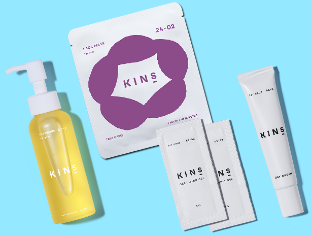 KINS Summer Care Set  クレンジングオイル + 日焼け止め + フェイスマスク1枚 + クレンジングジェル（トライアル）2個 スキンケアセット 爆買