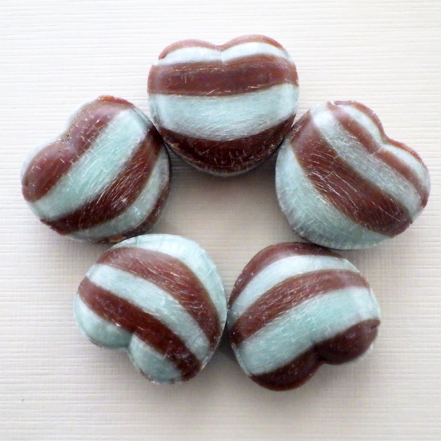 ミント　菓子　ハート。