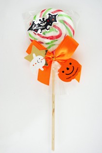 ハロウィン デコレーション ペロペロキャンディ 4種×各1本 お菓子 