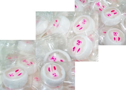 紅白うさぎ飴50個入り×7袋セット　送料無料 - 6