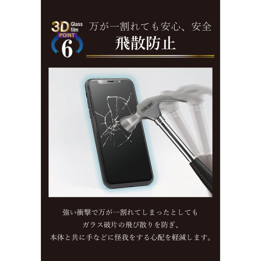 Galaxy A51 5G フィルム ブルーライトカット Galaxy A51 5G ガラスフィルム ギャラクシーa51 全面保護 液晶保護フィルム 超透過率 YH｜kintsu｜08