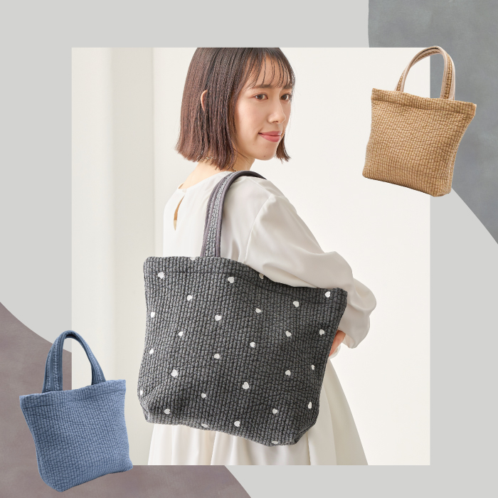 ＊s..　【５面Sサイズ】ヌビバッグ　リボン 宅配便送料無料】バッグ/ヌビバッグ リボン 刺繍 可愛い Sサイズ