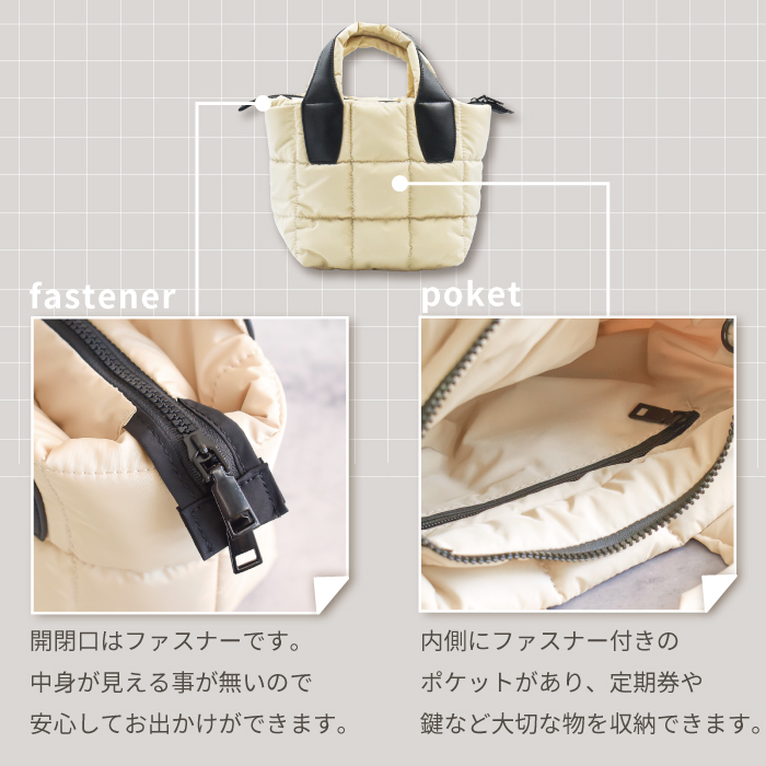 2way トートバッグ レディース ナイロン 軽量 ショルダーバッグ ミニ