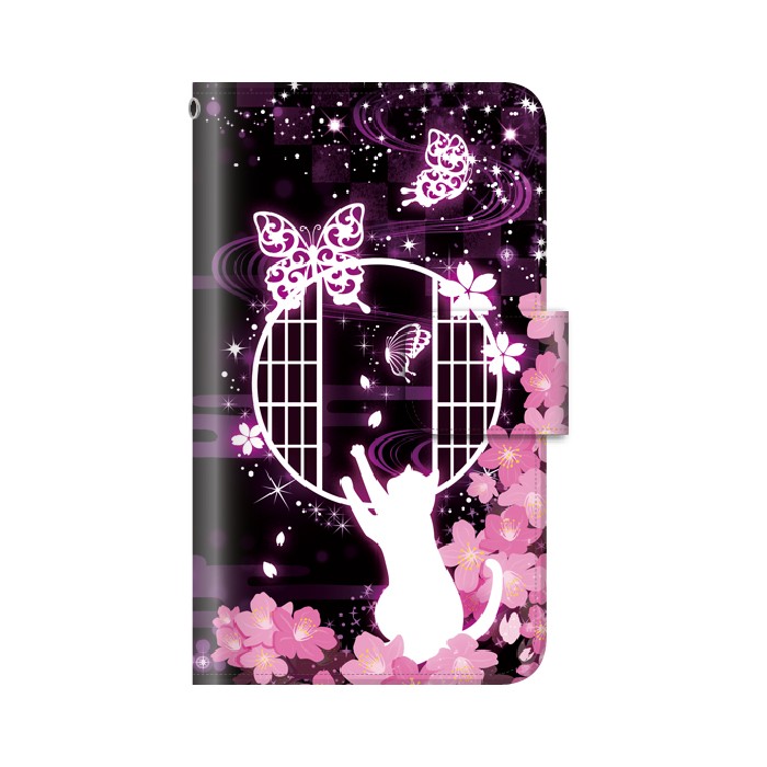 猫 スマホケース Galaxy A54 5G SCG21 ケース 手帳型 ギャラクシー 手帳型 猫｜kintsu｜08