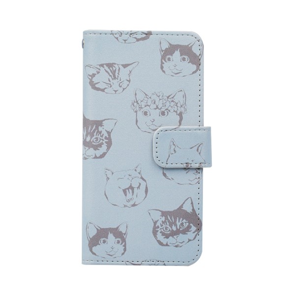 猫 スマホケース Galaxy A53 5G SC-53C ケース 手帳型 ギャラクシー 手帳型 動物 花柄｜kintsu｜05