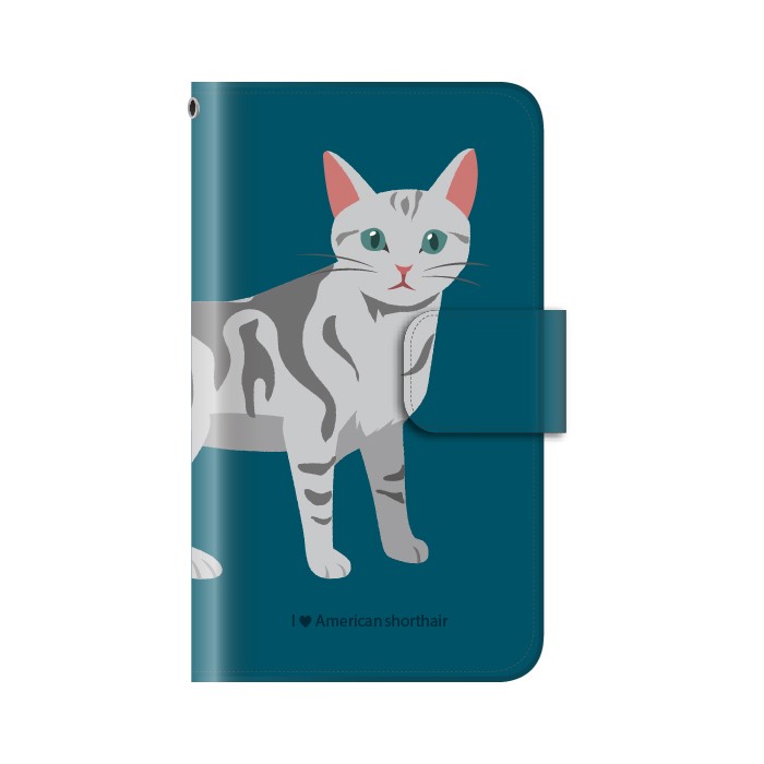 猫 スマホケース 手帳型 aquos serie mini shv38 携帯ケース au スマホカバー 携帯カバー 猫 動物｜kintsu｜06