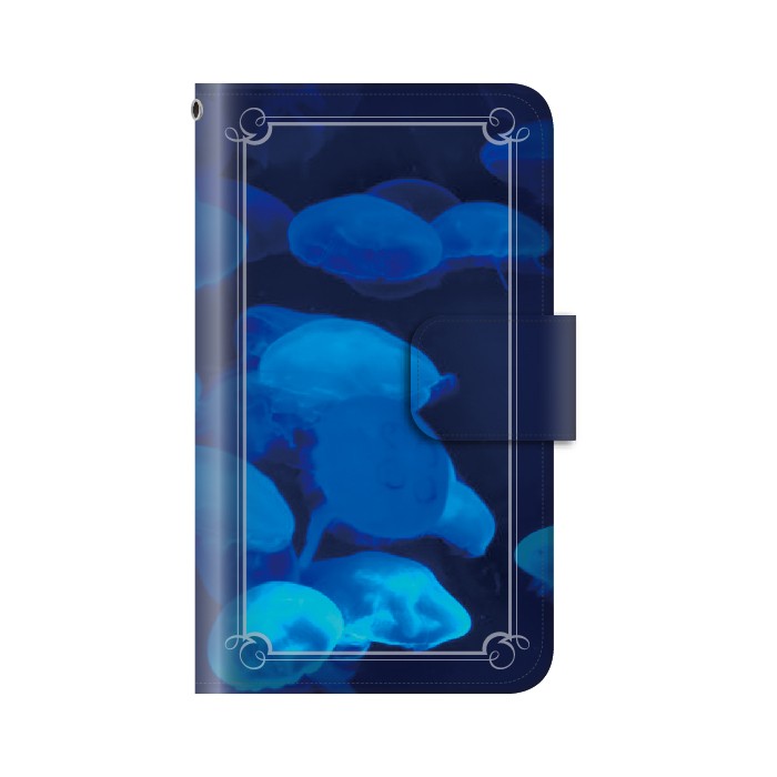 スマホケース Disney mobile on docomo DM-01H ケース 手帳型 アクアリウム 海洋生物 写真 カバー｜kintsu｜09