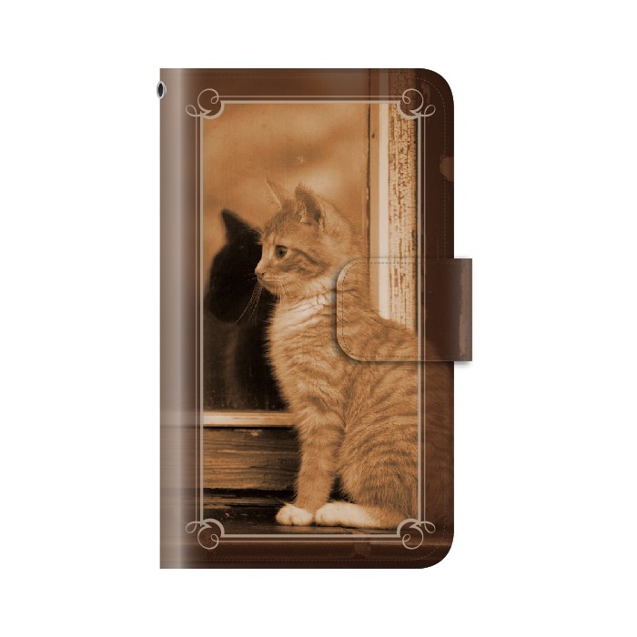 猫 スマホケース AQUOS R8 pro A301SH ケース 手帳型 アクオス 手帳型 猫｜kintsu｜07
