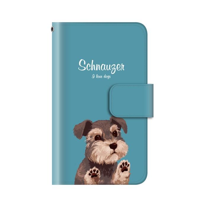 Disney mobile on docomo DM-01H スマホケース 手帳型 カバー 犬 動物 ペット｜kintsu｜06