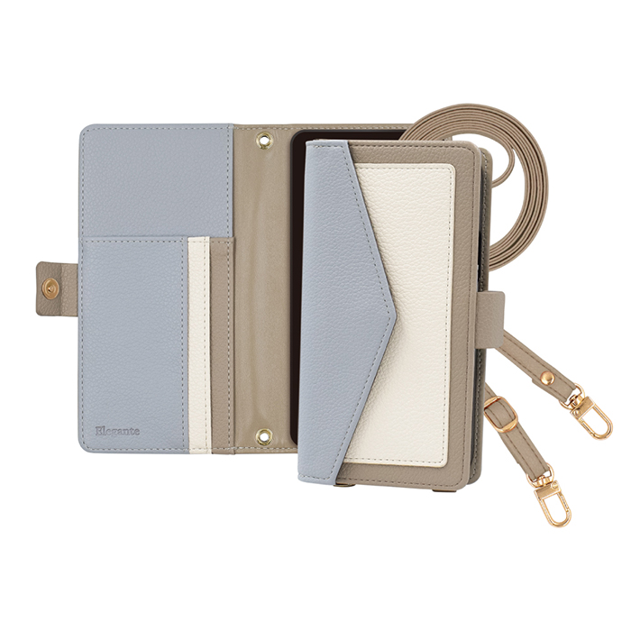 スマホケース トリコロール 2way Galaxy A36 5G SC-54F ショルダー galaxy a36 sc54f カバー ギャラクシー 手帳型 JG | Elegante | 02