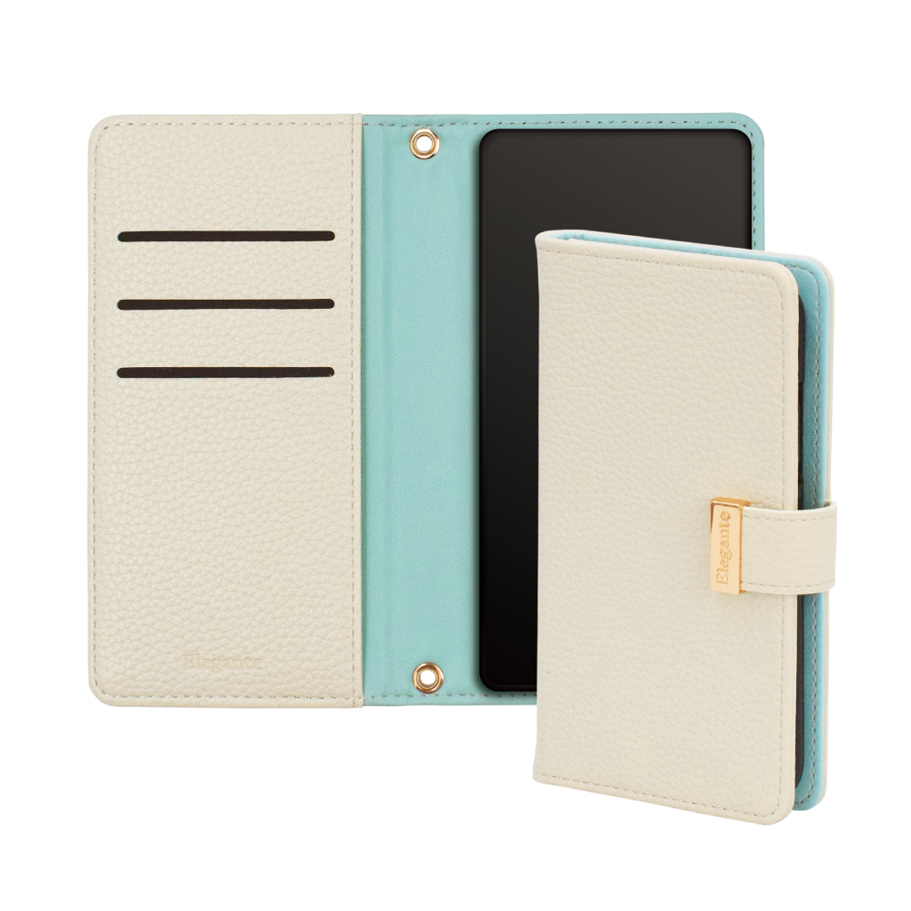 arrows 公式 Elegante ゴールドベルト スマホケース 手帳型 Alpha we3