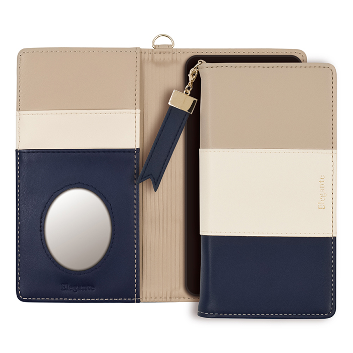公式 Elegante iPhone16e 16 15 14 ケース 手帳型 スマホケース アイフォン 16Pro 16Plus 16ProMax iPhone14 13 ケース iPhone SE3 手帳 tricolor 携帯ケース YH | iPhone | 05