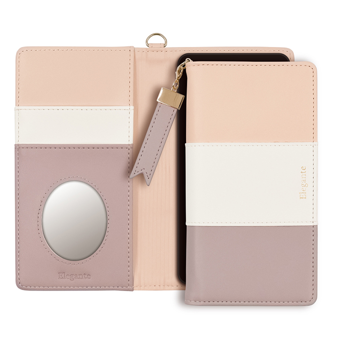 公式 Elegante iPhone16e 16 15 14 ケース 手帳型 スマホケース アイフォン 16Pro 16Plus 16ProMax iPhone14 13 ケース iPhone SE3 手帳 tricolor 携帯ケース YH | iPhone | 01