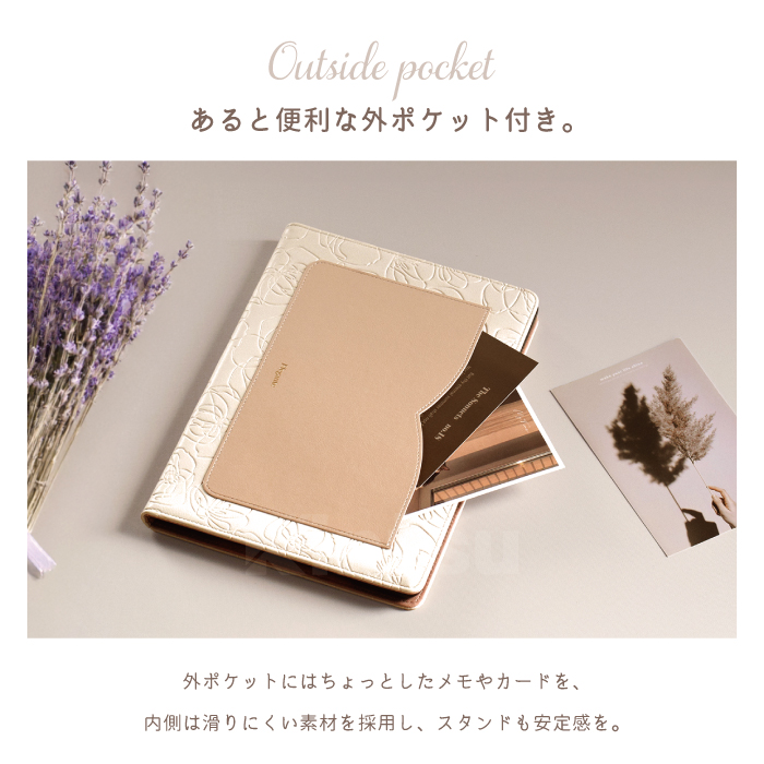 公式 Elegante Flower iPad a16 ケース iPad 第10世代 ケース iPad Air M4 ケース iPad 第9世代 第8世代 第7世代 iPad スタンド機能 オートスリープ YH TJ | Elegante | 17