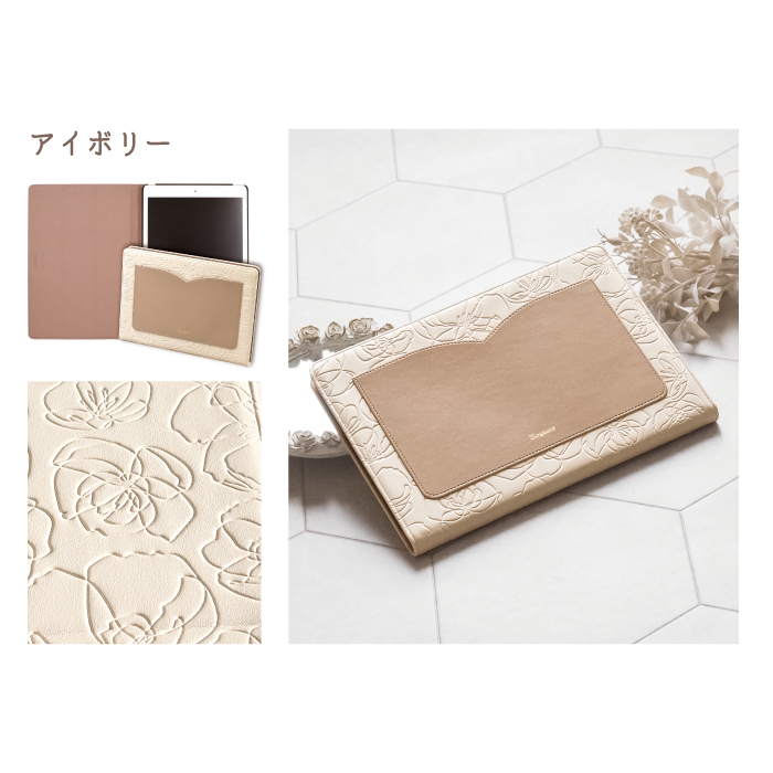 公式 Elegante Flower iPad a16 ケース iPad 第10世代 ケース iPad Air M4 ケース iPad 第9世代 第8世代 第7世代 iPad スタンド機能 オートスリープ YH TJ | Elegante | 19