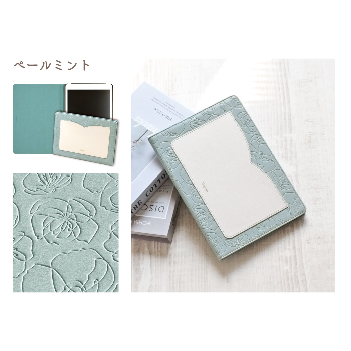 公式 Elegante Flower iPad a16 ケース iPad 第10世代 ケース iPad Air M4 ケース iPad 第9世代 第8世代 第7世代 iPad スタンド機能 オートスリープ YH TJ | Elegante | 20