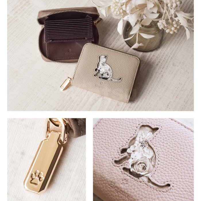 公式 Elegante 財布 レディース 猫 ...の詳細画像2