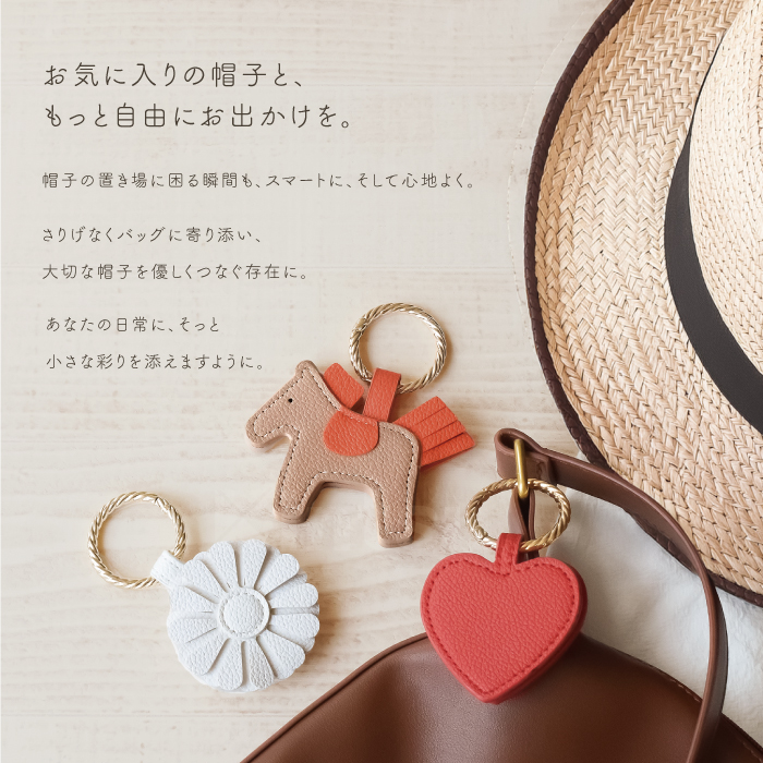 ハットクリップ 帽子クリップ キャップクリップ 帽子クリップ 帽子留め クリップホルダー ハート ホース フラワー 馬 花 強力マグネット 紛失防止 YH TJ | ブランド登録なし | 24