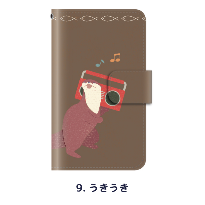 カワウソ スマホケース OPPO A73 2020 ケース 手帳型 オッポa73 カバー 携帯ケース オッポ おしゃれ かわいい 動物｜kintsu｜10