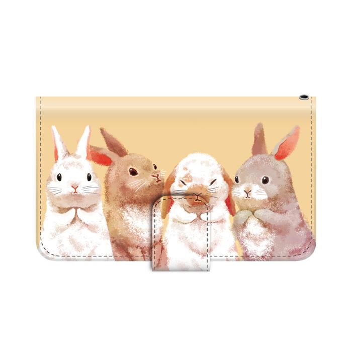 ウサギ スマホケース iphone6 ケース おしゃれ 手帳型 かわいい iphone6s ケース アイフォン6s 携帯ケース アイホン6sケース｜kintsu｜06