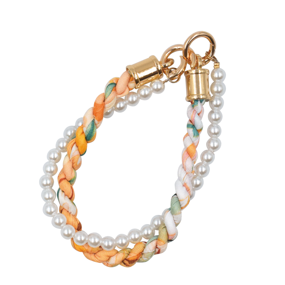 スマホ ストラップ 手首 ハンドストラップ 可愛い スカーフ パール ショートストラップ 携帯ストラップ 落下防止 紛失防止 スマホストラップ ホルダー付き YH TJ |  | 04