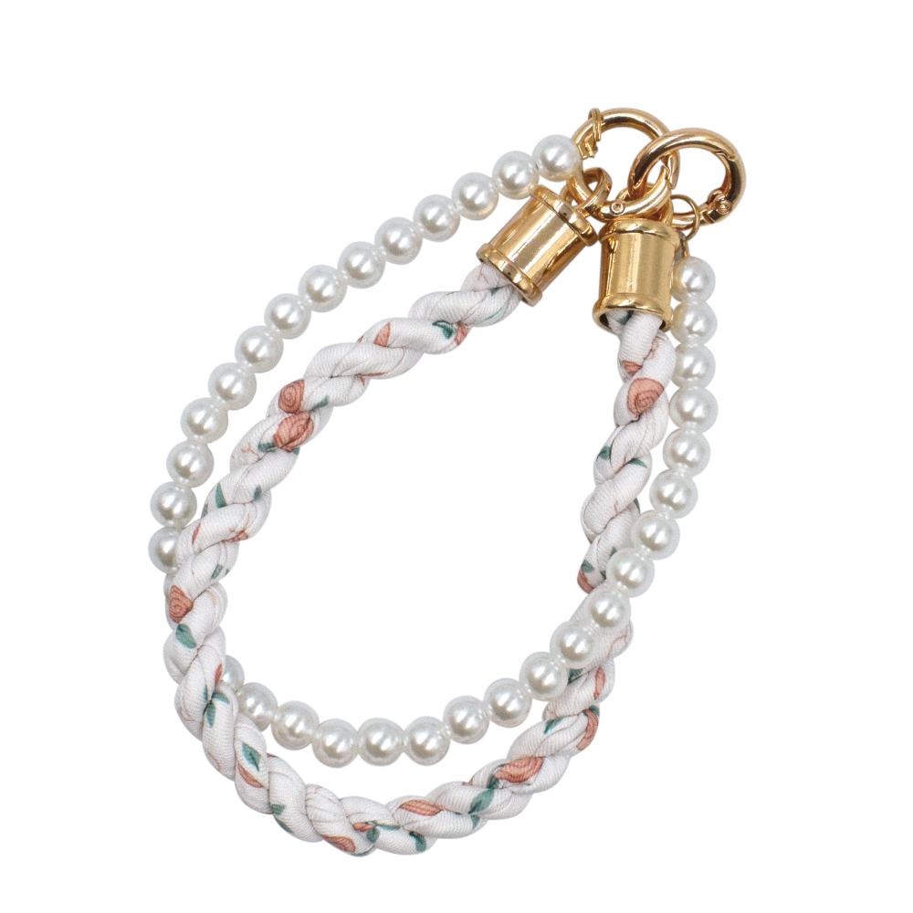 スマホ ストラップ 手首 ハンドストラップ 可愛い スカーフ パール ショートストラップ 携帯ストラップ 落下防止 紛失防止 スマホストラップ ホルダー付き YH TJ |  | 07