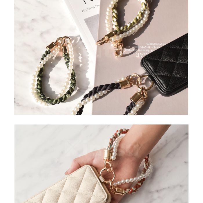 スマホ ストラップ 手首 ハンドストラップ 可愛い スカーフ パール ショートストラップ 携帯ストラップ 落下防止 紛失防止 スマホストラップ ホルダー付き YH TJ |  | 15