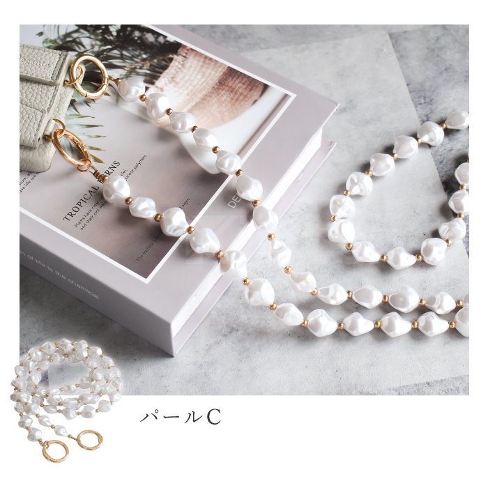 デザインパールショルダーストラップ スマホショルダー ストラップ 大人 かわいい ショルダーストラップ ストラップホルダー付き スマホ ストラップ YH TJ |  | 14