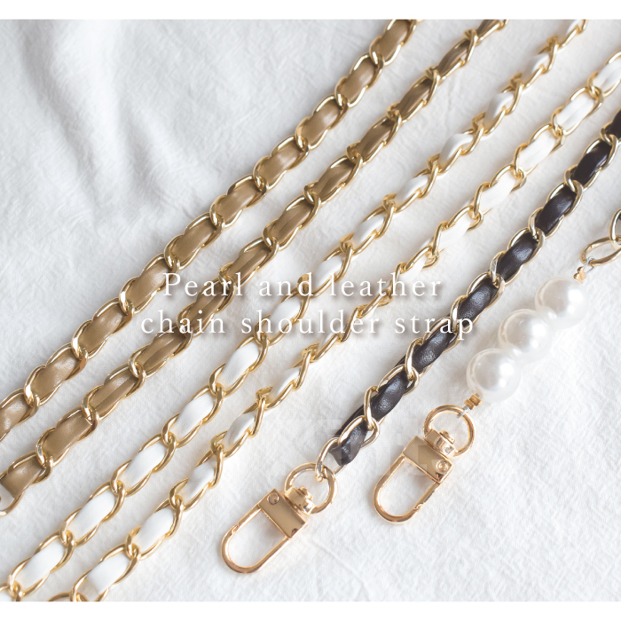 パール&レザーチェーンショルダーストラップ ショルダー ショルダーストラップ ストラップホルダー付き おしゃれ スマホ ストラップ スマホショルダー YH TJ |  | 22