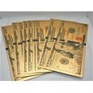 世界のゴールド紙幣