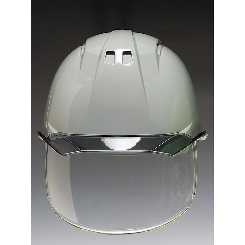 DICプラスチック 高機能ヘルメット AA11EVO-CSW シールド付 ワイドベンチレーション 白/スモーク ライナー付 飛来落下物用 墜落時保護用 工事用 |  | 01