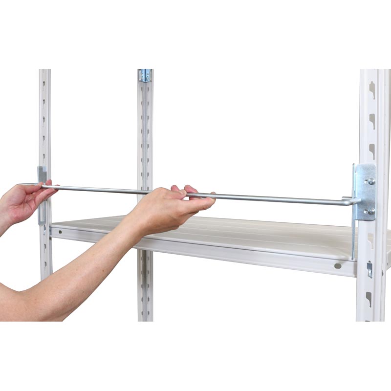 軽量棚部品 落下防止バー1200 150kgタイプ用 : 金象本舗ヤフー店