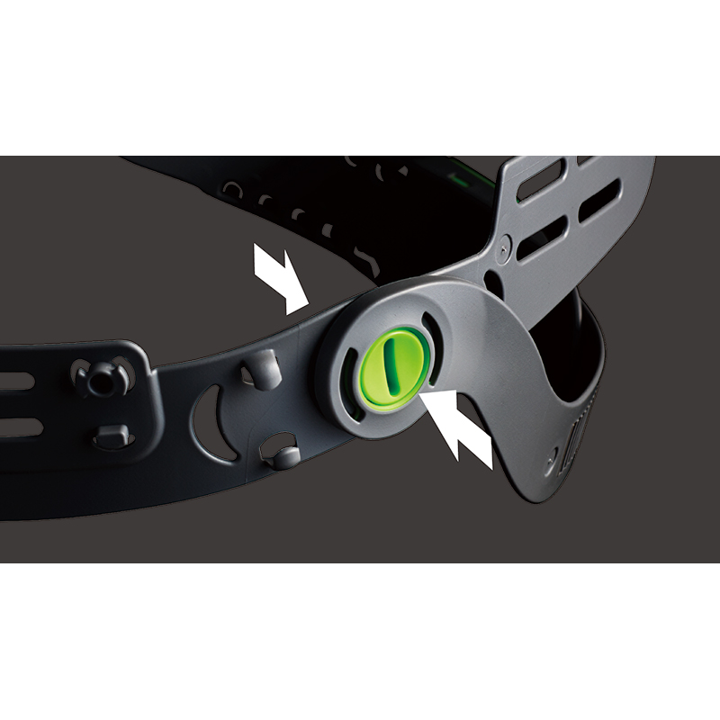 DICプラスチック 高機能ヘルメット AA11EVO-CSW シールド付 ワイドベンチレーション 白/スモーク ライナー付 飛来落下物用 墜落時保護用 工事用 |  | 04